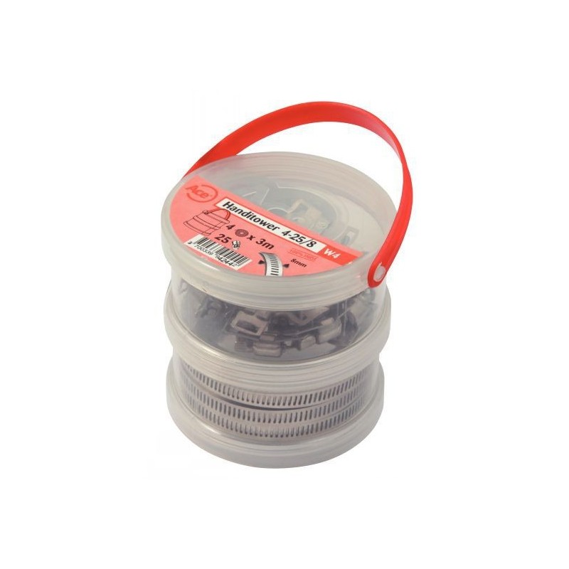 Bande perforée et tête w4 handitower 1 paquet(s) 3 bandes perforées 13mm et 18 têtes w4 - acton