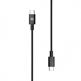 Câble noir USB-C/USB-C - 120 cm