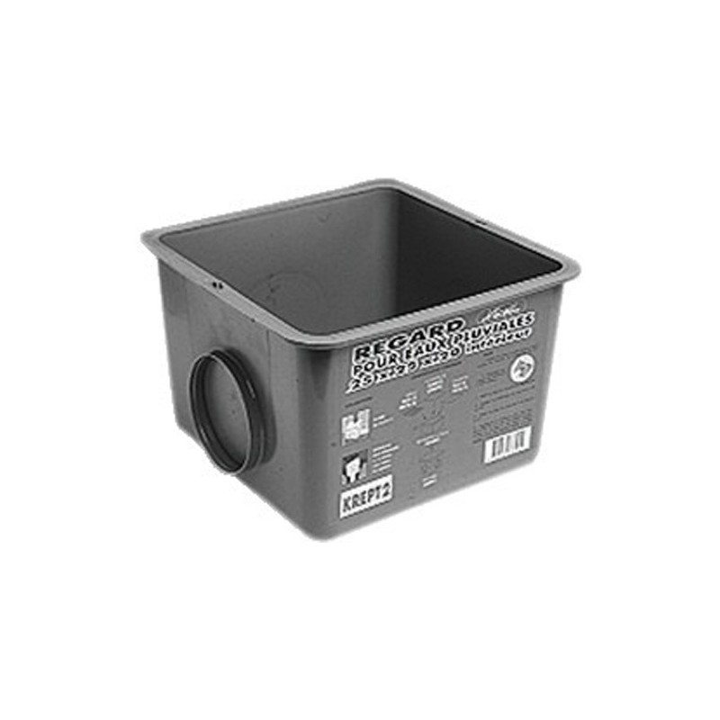 Regard eau pluviale regard pour pied de chute e.p.25 x 25 1 pièce(s) - nicoll