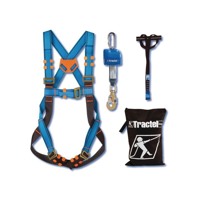 Kit antichute maintenance industrielle standard dorsal manuelle 1 point kit antichute maintenance in