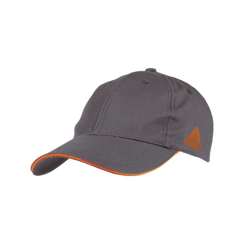 Casquettes verona casquette verona gris/orange standard non aucune coton gris/orange 1 pièce(s) - de
