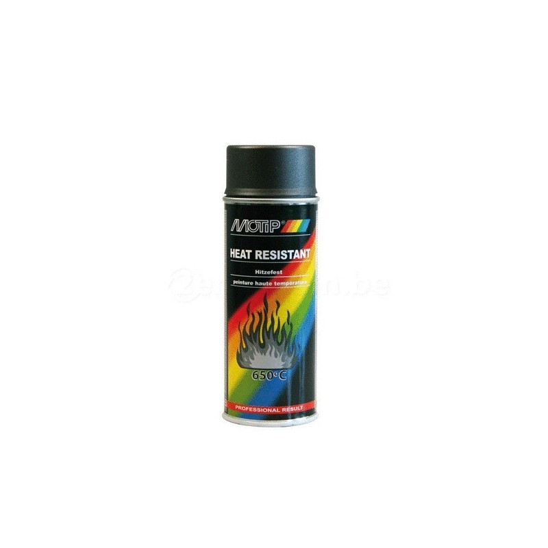 Peinture hautes températures motip aérosol haute température anthracite 1 aérosol(s) de 400 millilitre(s) - motip