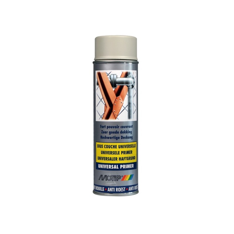 Aérosol primaire antirouille industrial gris aérosol primaire antirouille industrial gris 1 aérosol(s) de 500 millilitre(s) - motip