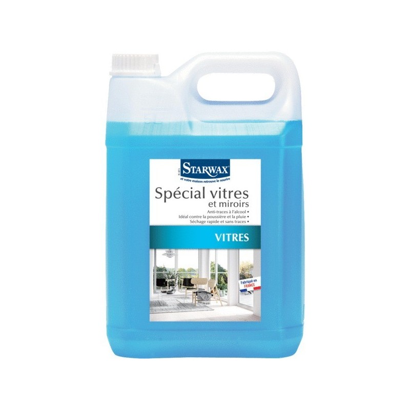 Nettoyants vitres à l'alcool nettoyant vitres à l'alcool 1 bidon(s) de 5 litre(s) bouteille nettoyant vitres - starwax
