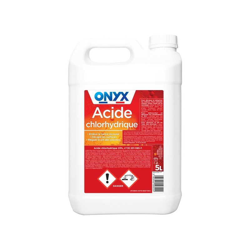 ACIDE CHLORHYDRIQUE 23% 1 L