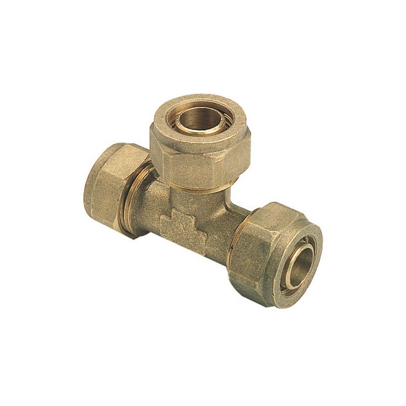 Tés égaux à compression pour tube per té égal à compression per 16 x 20 1 pièce(s) - ayor