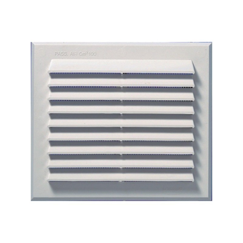 Grilles en applique grille anti-pluie auvents avec mousti. 175 x 146 mm blanche 1 pièce(s) - autogyr