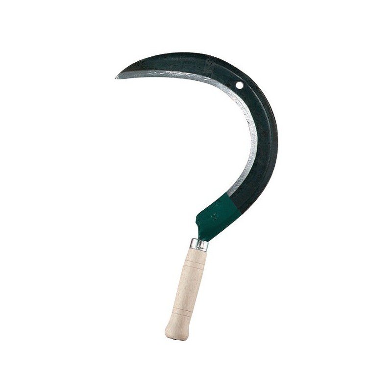 Faucille à herbre droite 45 cm qualité professionnelle Champion Direct