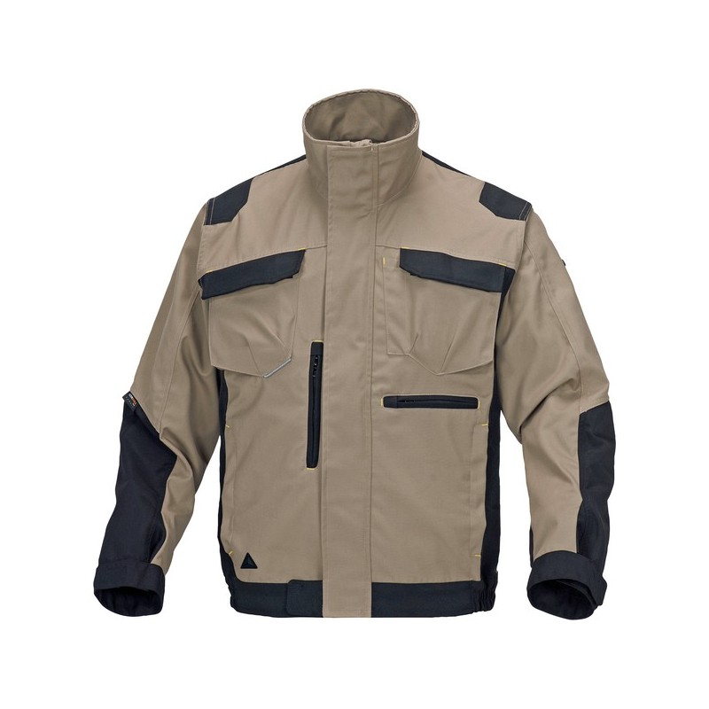 Veste mach 5 veste mach 5 beige/noir txl 200 - 300 g xl 7 et plus coton / polyester veste beige/noir