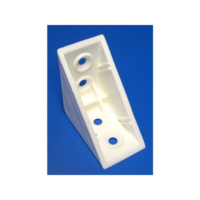 Équerres systemtac pro equerre system tac pro haut avec couvercle blanc 41x24x41mm 1 sachet(s) de 4