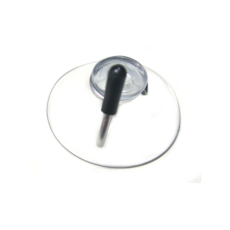 Crochets crochet ventouse ø 40 mm plastique translucide 1 blister(s) de 2 pièce(s) - select hardware