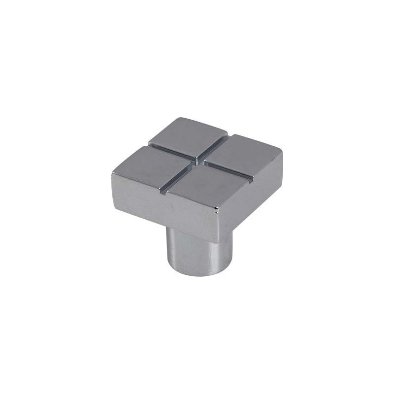 Boutons d'ameublement bouton carrelé nickel satinée ø 20mm 1 sachet(s) de 1 pièce(s) - select hardwa