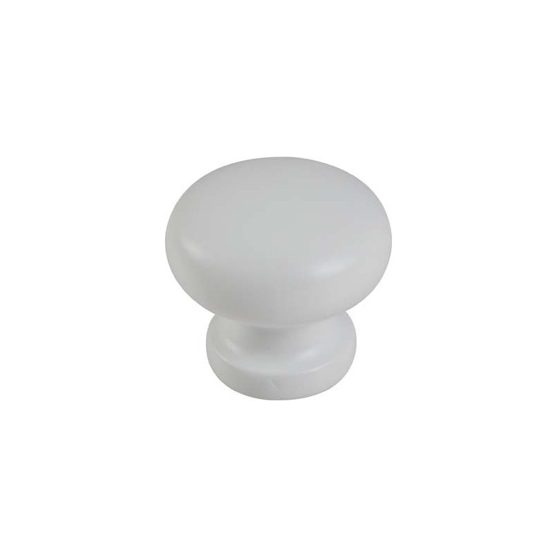 Boutons d'ameublement bouton bombé bois blanc ø 32 mm 1 sachet(s) de 1 pièce(s) - select hardware fr