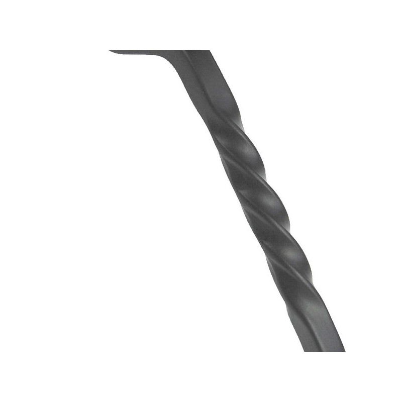 Poignées d'ameublement poignée à patte rustique zamac noir 15x133x30mm 1 sachet(s) de 1 pièce(s) - s