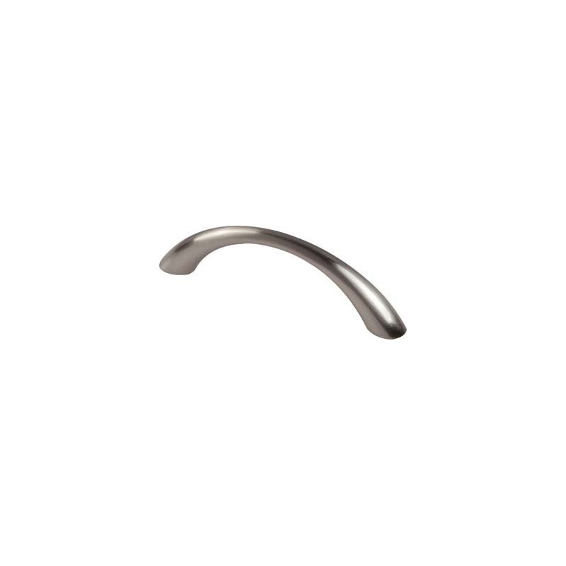 Poignées d'ameublement poignée arc nickel satinée 112mm entraxe 96mm 1 sachet(s) de 1 pièce(s) - sel