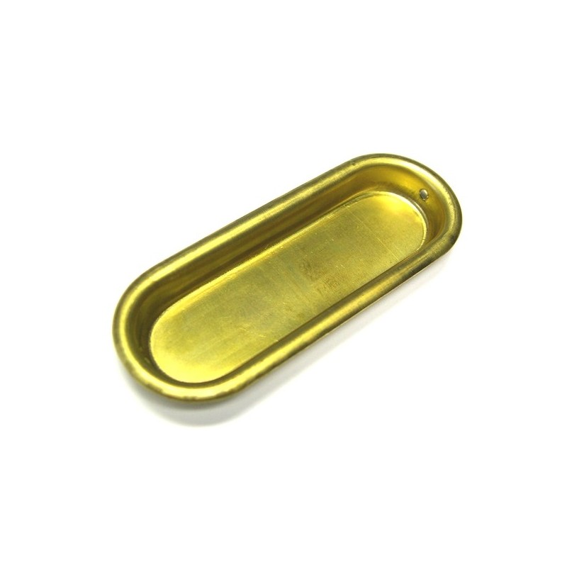 Poignées d'ameublement poignée pour porte à coulisse laiton poli 75x29x9mm 1 sachet(s) de 1 pièce(s)