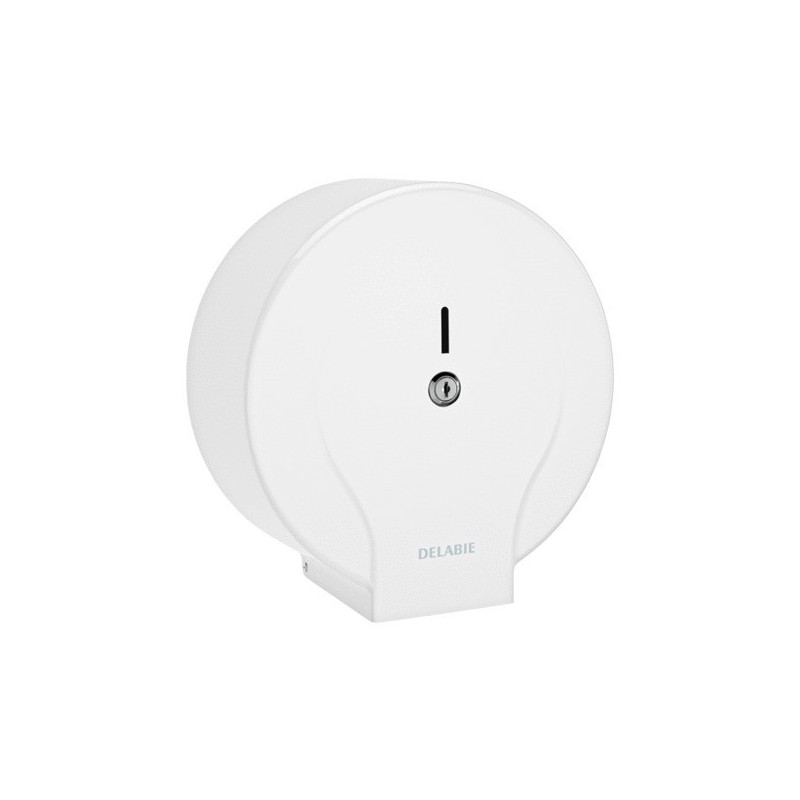 Distributeur de papier wc 400 m ø305mm - acier laqué blanc 1 pièce(s) distributeur de papier wc 400 