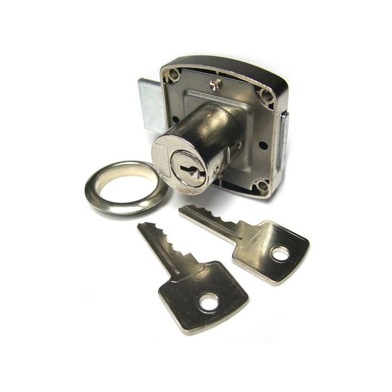 Serrure en applique à cylindre ø 20 mm serrure en applique à cylindre ø 20 mm 1 sachet(s) de 1 pièce