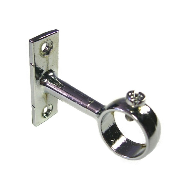 Support à patte zamac 1 pièce(s) support à patte ø 20 x 50 zamac chromé - select hardware france