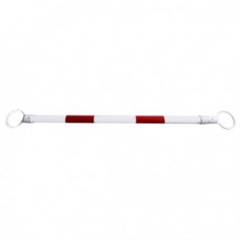 Barre extensible pour cônes de 1.20m à 2.15m rouge et blanc