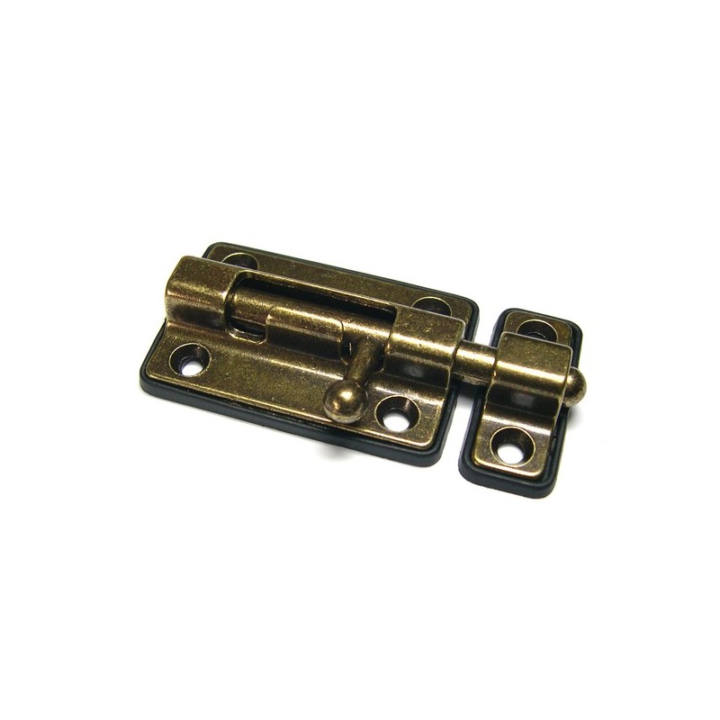 Targettes pêne rond 1 sachet(s) de 1 pièce(s) targette pêne rond zamac chromé * sup de fab* - select