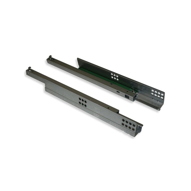 Coulisses tiroirs nouvelle version coulisses soft latérales zinguée 490mm 1 sachet(s) de 2 pièce(s)