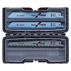 Coffret 15 lames de scie sabre bois métal 150mm