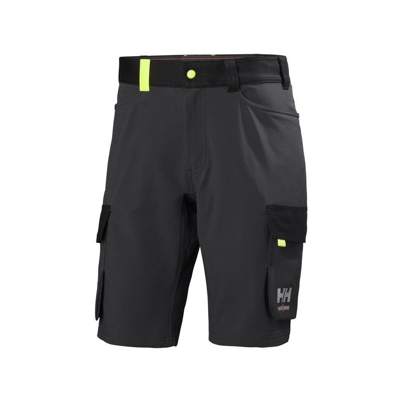 Short oxford 4x 200 - 300 g entre 4 et 6 gris 60 bermuda 1 pièce(s) coton / polyester, polyamide / é