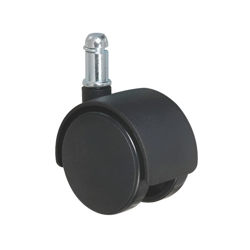 Roulette à tige pour fauteuil - ø 50 mm - m10 1 pièce(s) roulette à tige pour fauteuil - ø 50 mm - m10 10 mm 50 kg pivotante polyamide 50 mm 80 mm tig