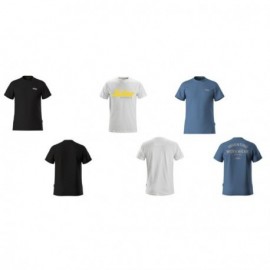 Lot 3 tee-shirts logo SNICKERS