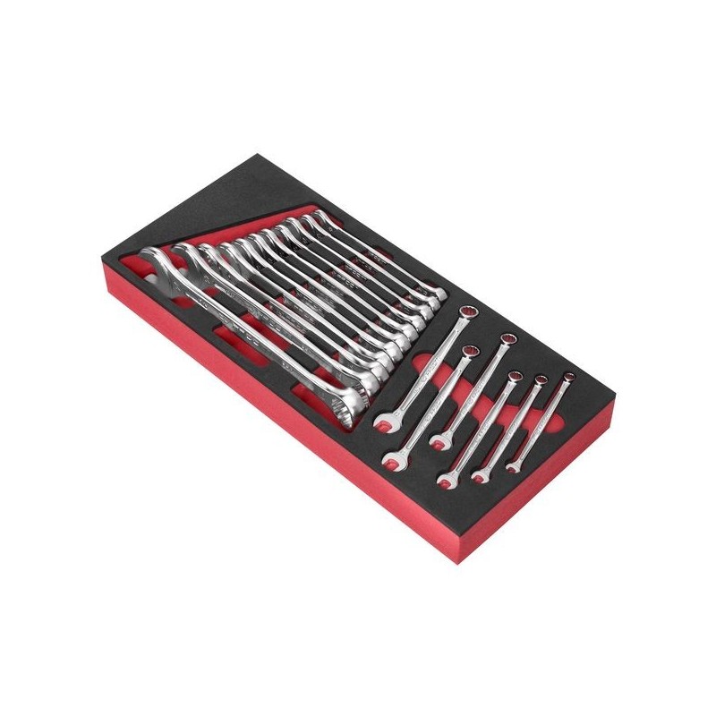 Module mousse 17 clés mixtes pour servante xl 1 jeu(x) de 17 pièce(s) module mousse 17 clés mixtes p