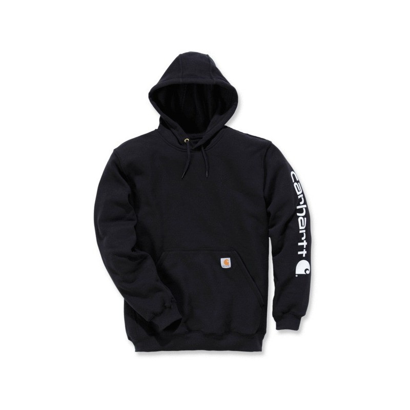 Sweat-shirt logo l gris noir 300 - 400 g entre 1 et 3 polyester / coton sweat 1 pièce(s) sweat-shirt noir tl - carhartt