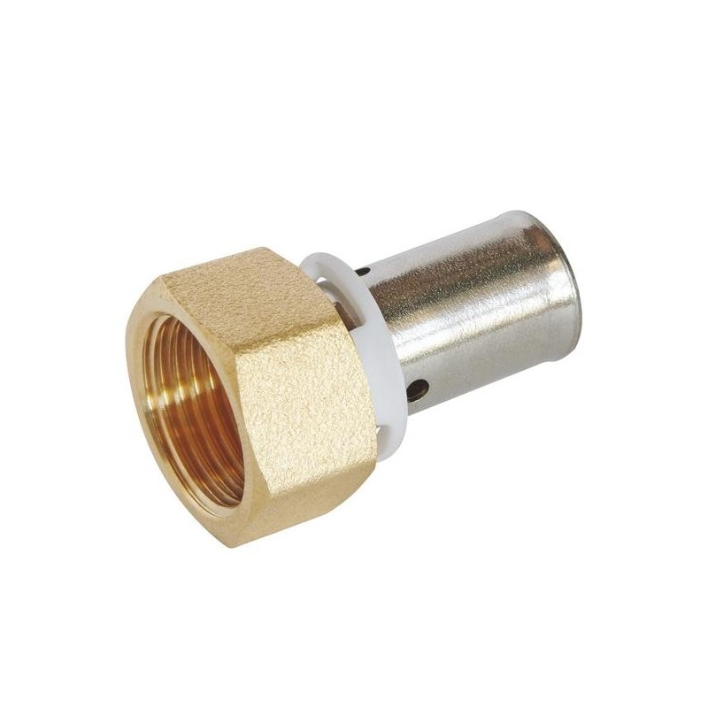 Raccords à sertir per écrous tournants raccord à sertir à écrou tournant per 12 - 12x17 1 pièce(s) 12 mm 12/17 (3/8") per - somatherm for you