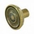 Bouton nervure d30 zamak bronze