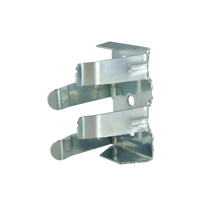 Clip de fixation h 55 mm pour pied ø28 mm - acier zingué 1 pièce(s) clip de fixation h 55 mm pour pied ø28 mm - acier zingué - interges.com