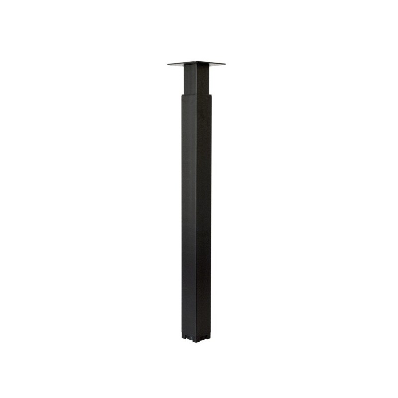 Pied zoom 60x60 700-1100 acier noir 1 pièce(s) pied zoom 60x60 700-1100 acier noir - interges.com