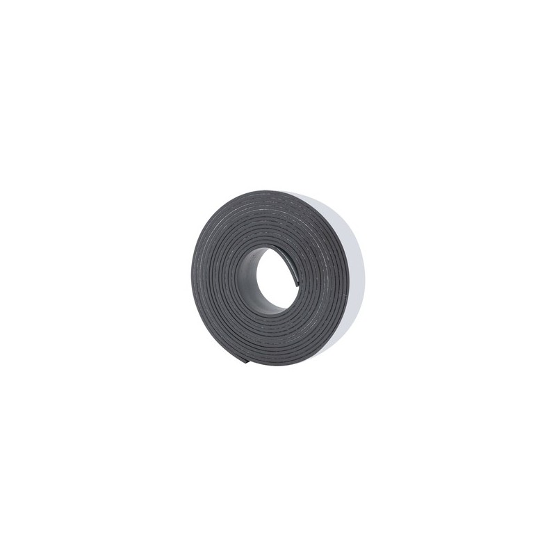 Ruban magnétique adhésif l 2500 x h 19 x p 1.5 mm 1 sachet(s) de 1 unité(s) ruban magnétique adhésif l 2500 x h 19 x p 1.5 mm - interges.com