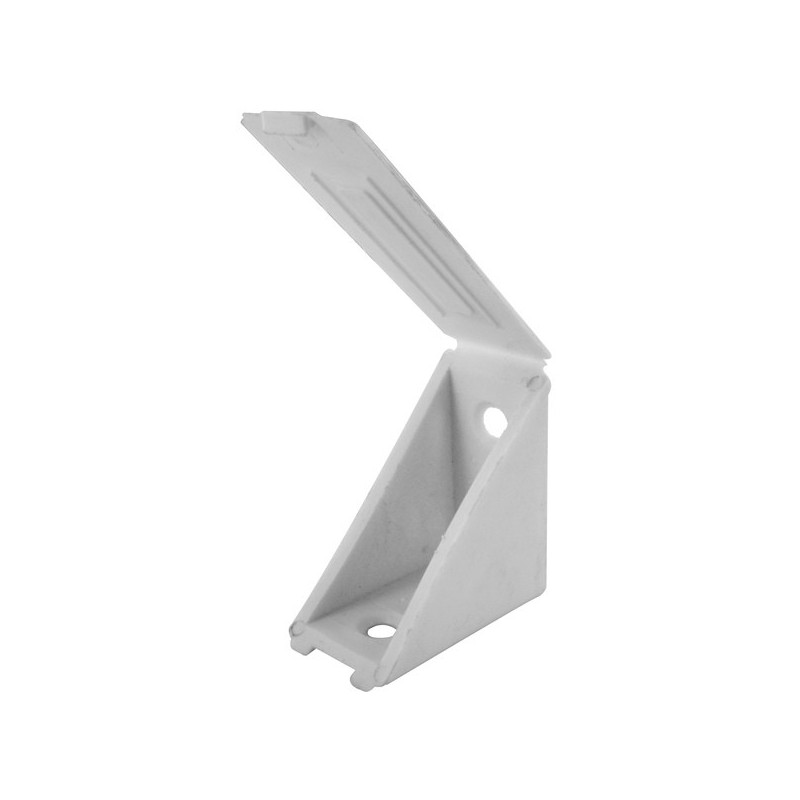 Taquet d'assemblage equerre 1 sachet(s) de 12 unité(s) taquet d'assemblage équerre 40 x 40 x 23 - plastique blanc - interges.com