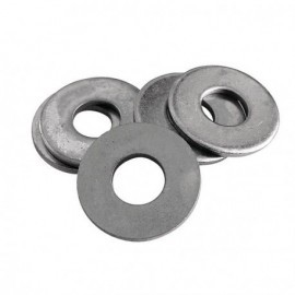 Rondelle plate série M (moyenne) en acier brut