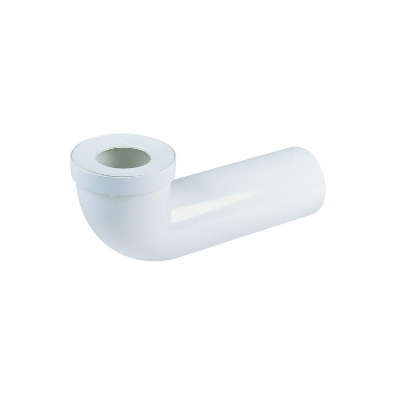 Pipes longues pour wc 1 unité(s) pipe longue wc l350mm ø100 pvc blanc - nicoll