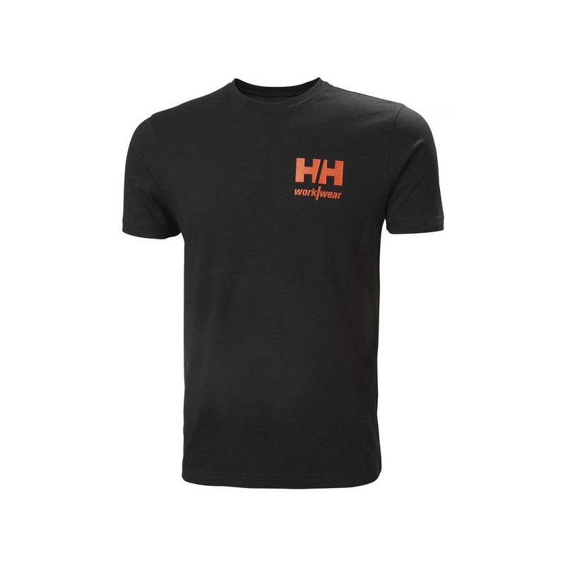 T-shirt classic logo 3xl 100 - 200 g coton t-shirt 0 1 pièce(s) gris/noir t-shirt classic logo gris noir t3xl gris, noir - helly hansen