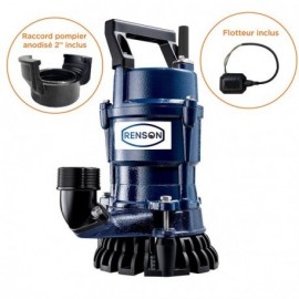 Pompe de chantier monophasée 0.4KW 225l/min - Eaux chargées