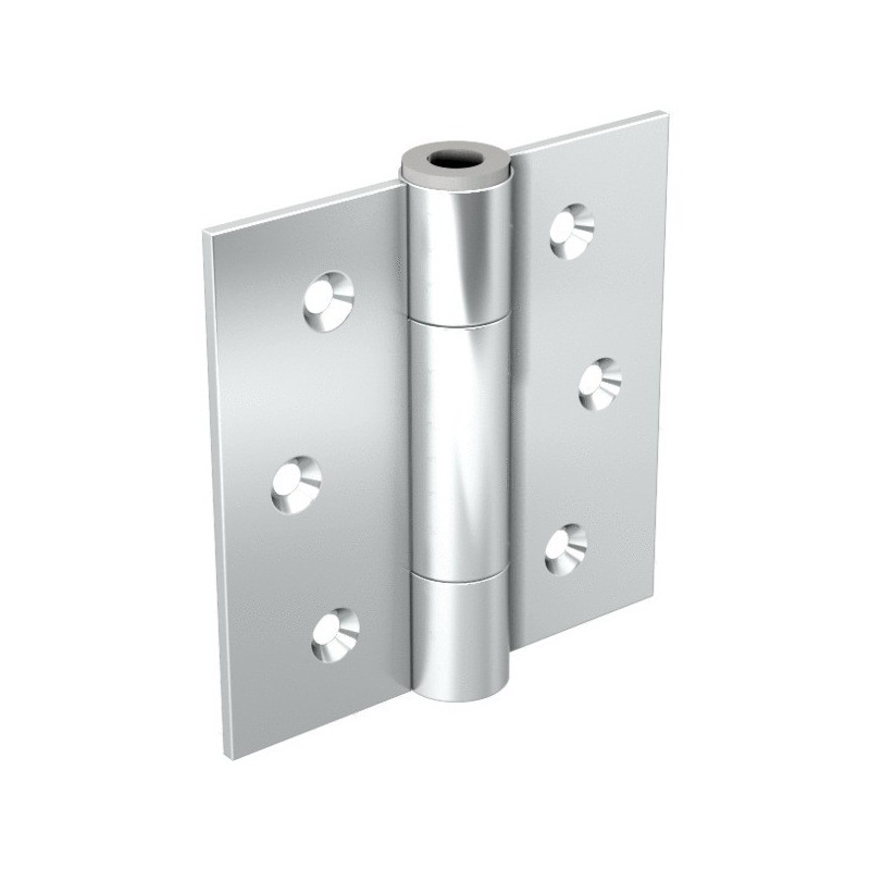 Gedotec Charnière de porte lourde | Bande à visser | Charnière de fenêtre | Bandes de chargement en acier | 300 mm | Diamètre 13 mm | Bande de porte jaune | Charnières de porte | 1 Pièce