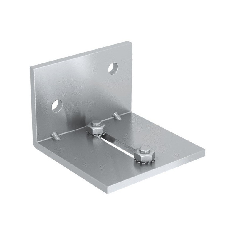 Supports pour rail 2525 support équerre mural (2528d) pour rails 2525 jumelés 1 pièce(s) - mantion sas