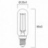 Ampoule tube à filament 2W 2700°K 250Lm E14