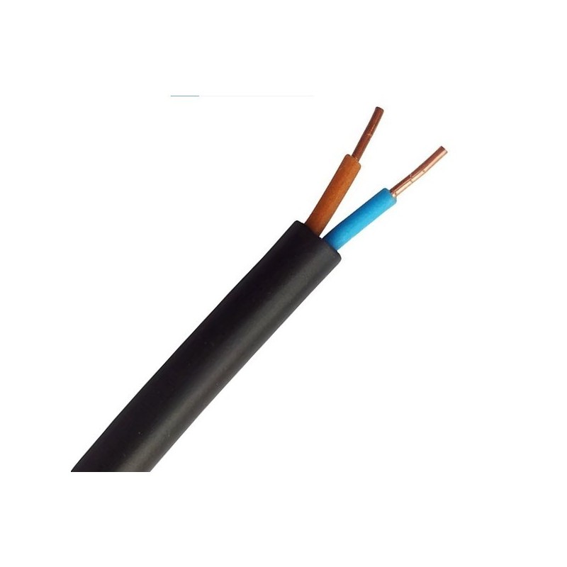 Câble d'installation - u1000 r2v noir 1 mètre(s) linéaire câble u1000 r2v 2g 1.5mm2 noir non multiconducteur rigide pvc 2g1,5mm² 2 1,5 mm² - debflex