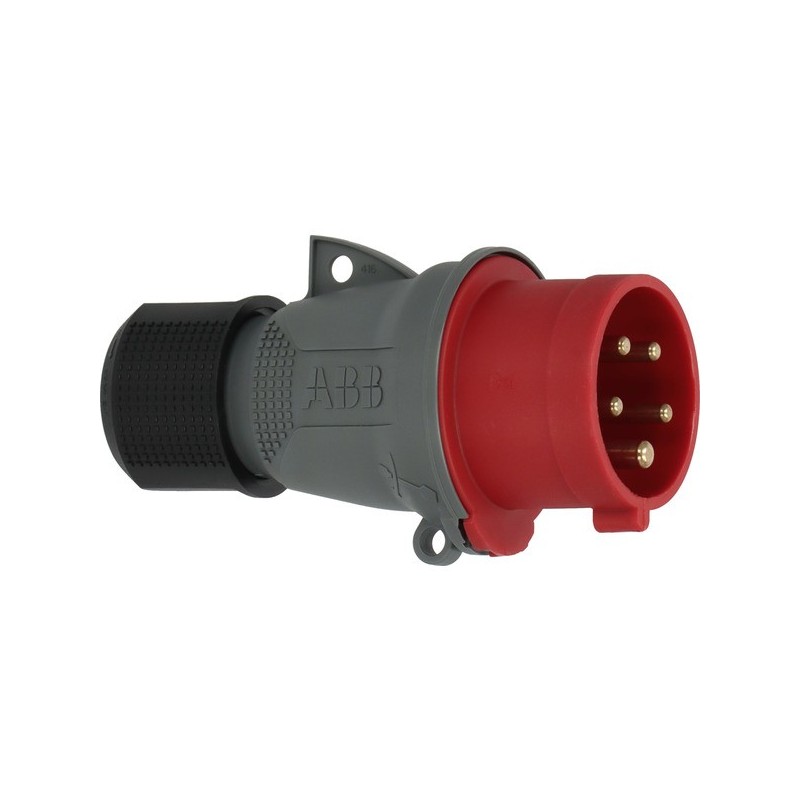 Fiche mâle 3p+t 16 a/415 v ip44 1 pièce(s) fiche mâle 3p+n+t 16 a/415 v ip44 mâle 16 a 3p+n+t 415 v - brennenstuhl