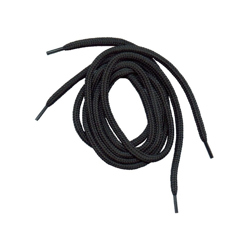 Lacets lacet polyester rond noir 0.90m 1 lot(s) de 2 paire(s) - jlf