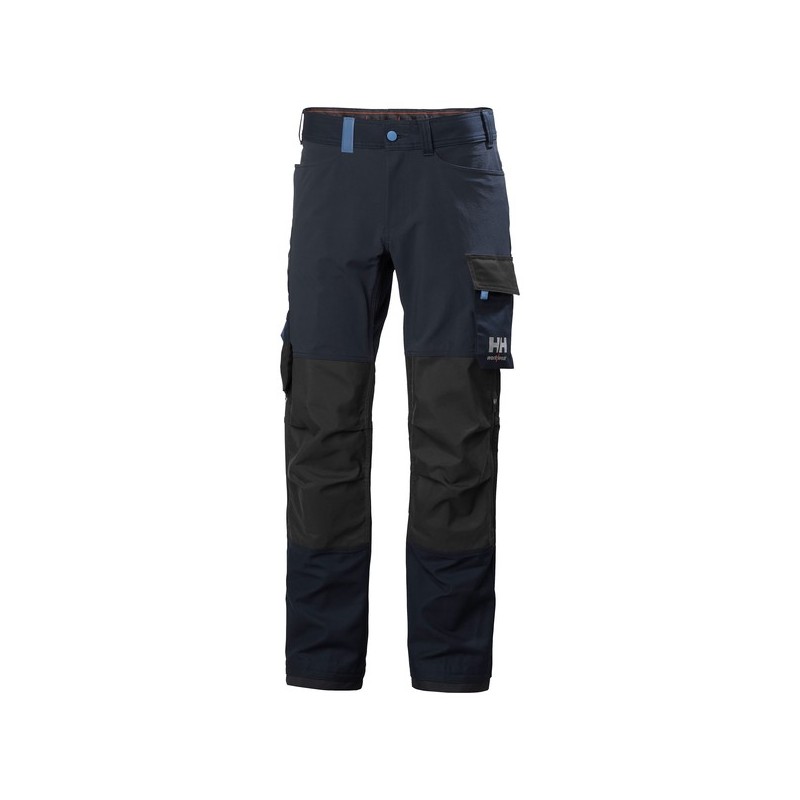 Pantalon oxford 4x 42 200 - 300 g entre 4 et 6 pantalon 1 pièce(s) pantalon oxford 4x bleu/gris t42 bleu / gris polyamide, coton / polyester, élasthan