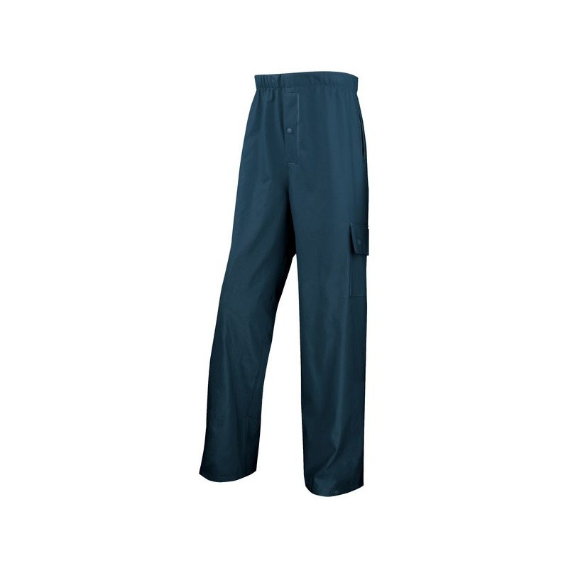 Pantalon de pluie semi pu l bleu ensemble de pluie polyester, polyuréthane 0 1 pièce(s) 0 - 100 g pantalon de pluie semi pu bleu tl - delta plus